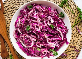 Mor lahana salatası tarifi