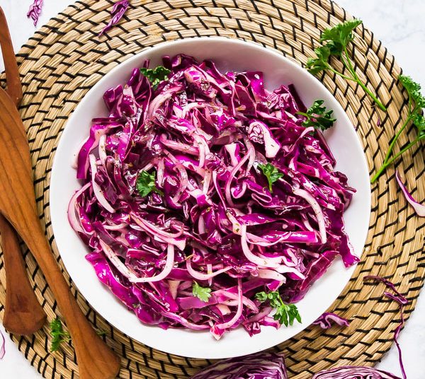 Mor lahana salatası tarifi