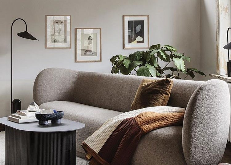 Kıvrımlı mobilyalar ile dekorasyon