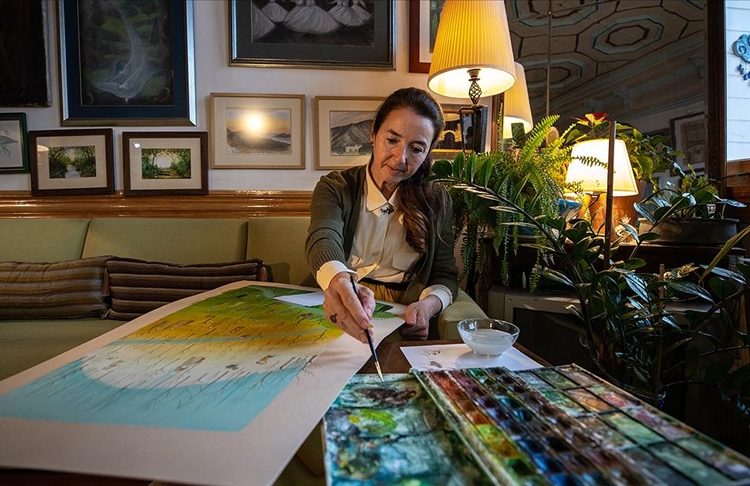 Minyatür sanatçısı Gaye Özen: Bizler kainatın nakkaşının emanetçileriyiz