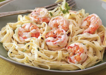 Kremalı ve karidesli spagetti tarifi